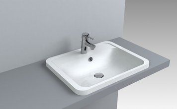 Раковина Fancy Marble Tiffany 550 білий глянець 4806101 фото