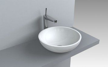 Раковина Fancy Marble Mona 420 белый глянец 0304101 фото