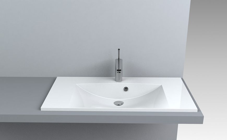 Раковина Fancy Marble Edison 900 білий глянець 11690101 фото