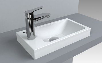 Раковина Fancy Marble Ida 400 белый глянец 1704101 фото