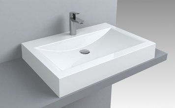Раковина Fancy Marble Lily 700 белый глянец 4207101 фото