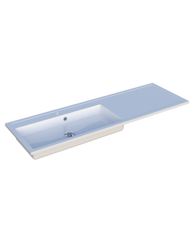 Раковина Fancy Marble Vox 1400 L, білий глянець 11814201 фото