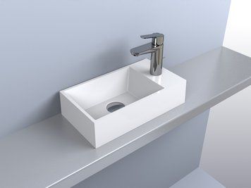 Раковина Miraggio Copper 400 білий глянець 0000163 фото