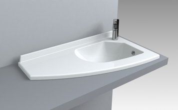 Раковина Fancy Marble Patricia 800R білий глянець 6608401 фото