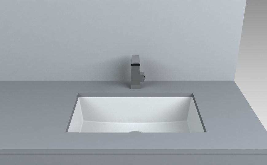 Раковина Fancy Marble Leon 505, белый глянец 12255101 фото