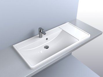 Раковина Miraggio Sacramento 1000 белый глянец 0000235 фото