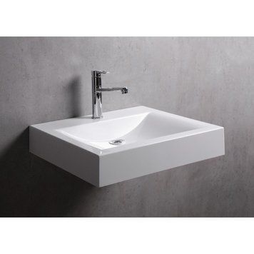 Раковина над пральною машиною Fancy Marble Lily 600 білий глянець 6307101 фото