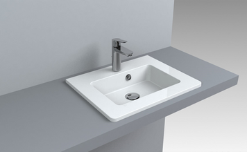 Раковина Fancy Marble Beatrice 500, білий глянець 12550101 фото