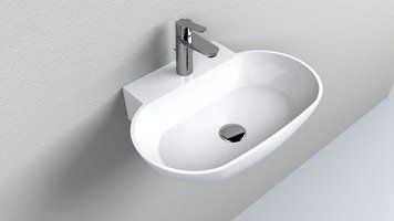 Раковина Fancy Marble Ruff 550 білий глянець 9406101 фото