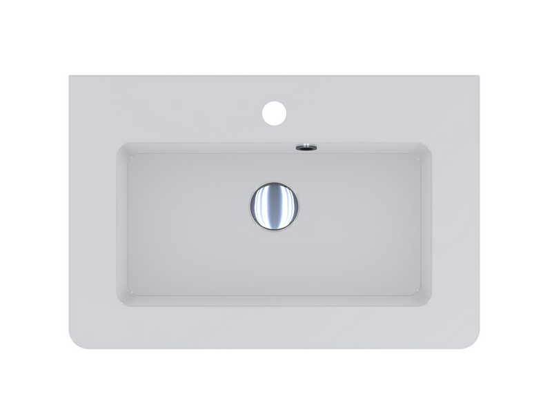 Раковина Fancy Marble Beatrice 600, белый глянец 12560101 фото