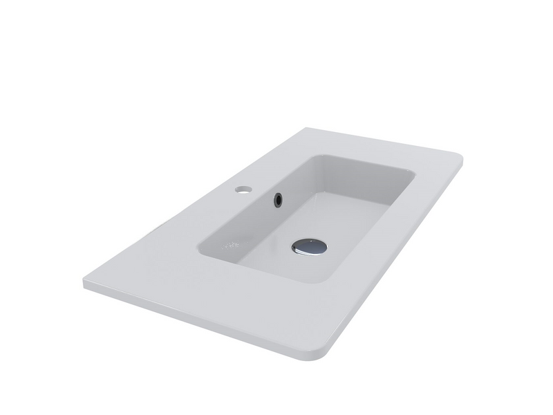 Раковина Fancy Marble Beatrice 800, белый глянец 12580101 фото
