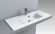 Раковина Fancy Marble Beatrice 900, белый глянец 12590101 фото 1