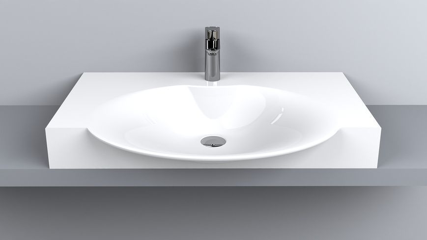 Раковина Fancy Marble Carme 800 білий глянець 3408101 фото