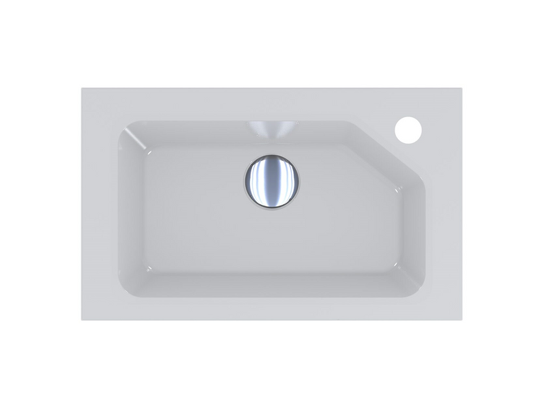 Раковина Fancy Marble Jinny 500, белый глянец 12050101 фото