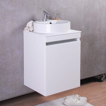Тумба с раковиной Fancy Marble Sheldon 50, белый sheldon50 фото