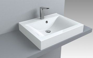 Раковина Fancy Marble Nadja 600 білий глянець 0206101 фото
