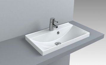 Раковина Fancy Marble Dora 600 белый глянец 8306101 фото